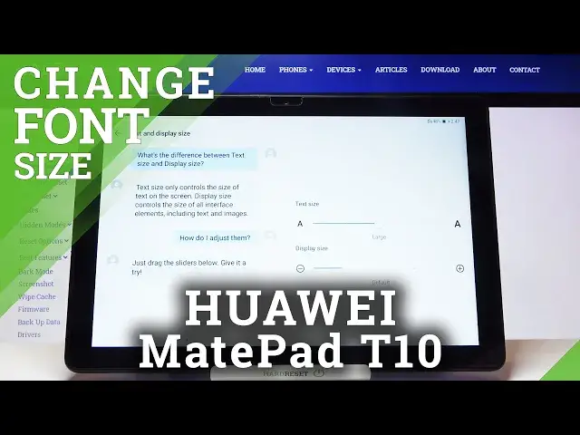 'Video thumbnail for How to Change Font Size on HUAWEI MatePad T10 – Adjust Font Size'