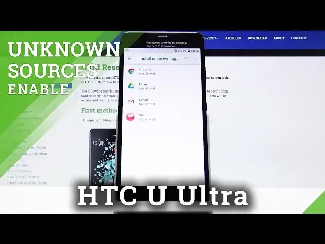 'Video thumbnail for How to Allow Unknown Sources in HTC U Ultra – Allow App Installation'