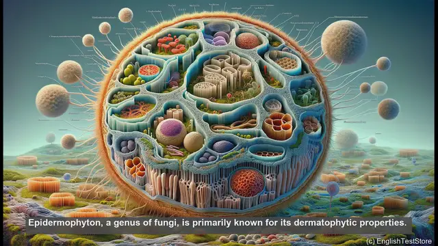 Video thumbnail for Epidermophyton in biology - meaning, definition and examples
