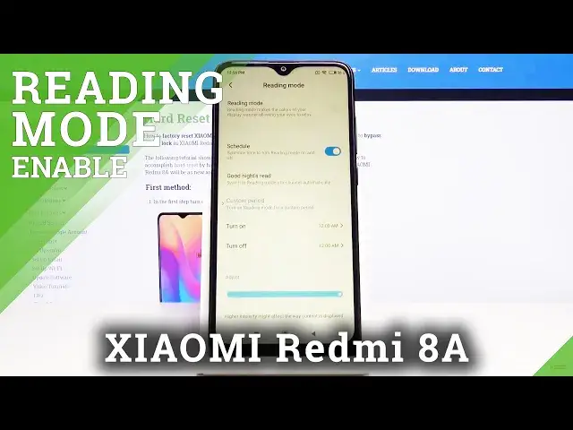 'Video thumbnail for How to Turn on Reading Mode in XIAOMI Redmi 8A – Eye Protection Mode'
