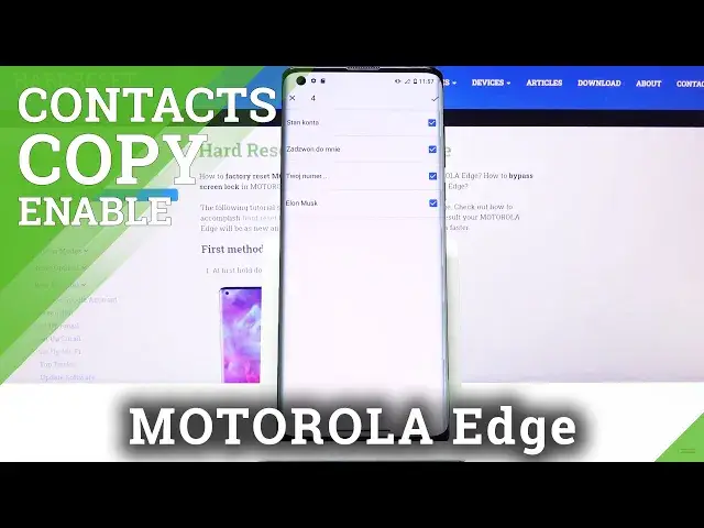 'Video thumbnail for How to Copy Contacts in Motorola Edge – Transfer Contacts'