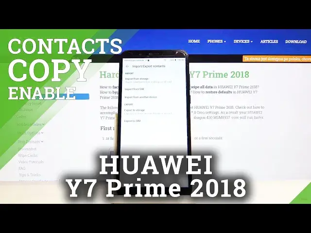 Video thumbnail for How to Copy Contacts in HUAWEI Y7 Prime 2018 – Relocate Contacts