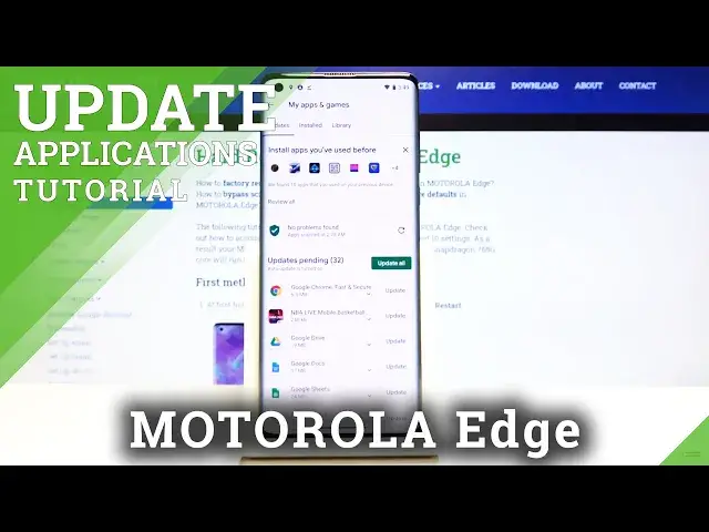 Video thumbnail for How to Update Apps in Motorola Edge - Latest App Version