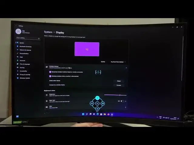 'Video thumbnail for How to Hard Reset Samsung Odyssey G7 - Restore Default Settings'
