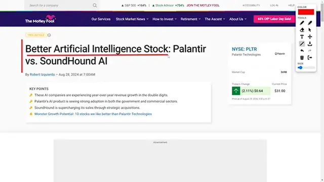 Video thumbnail for Palantir vs SoundHound Which AI Stock Should You Buy Now