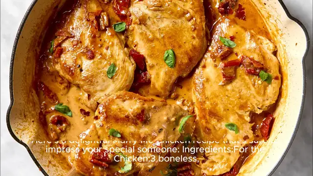 Video thumbnail for Marry me chicken recipe