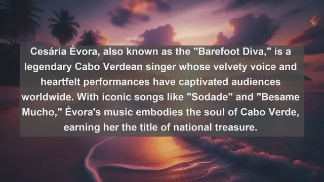 Video thumbnail for Captivating Cabo Verde: Top 10 Renowned Singers Embodying Island Vibes