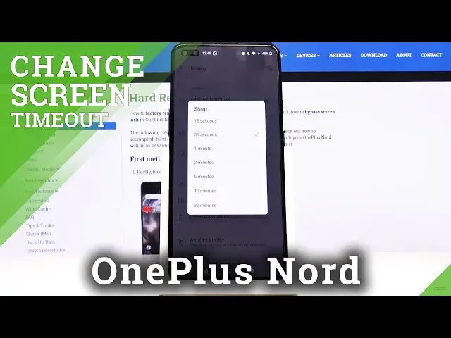 'Video thumbnail for How to Change Screen Timeout in OnePlus Nord – Display Settings'