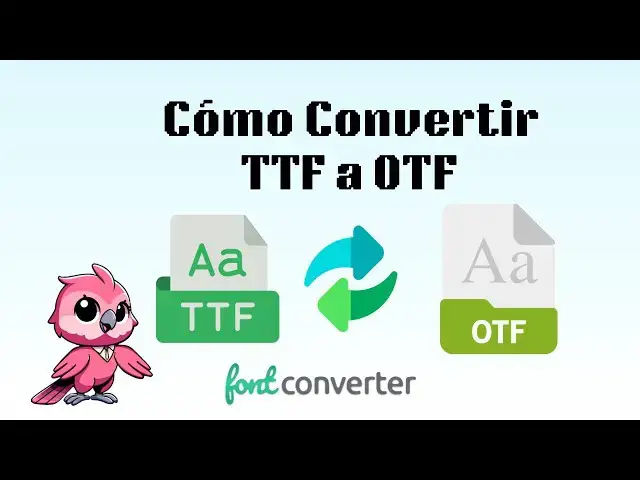 Video thumbnail for Cómo Convertir TTF a OTF (Guía Sencilla)