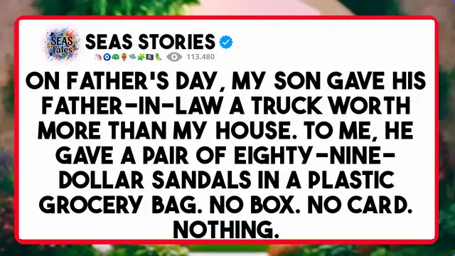 Video thumbnail for On Father's Day, my son gave his father-in-law a truck worth more than my house.