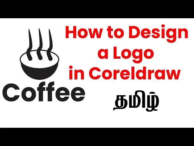 Video thumbnail for How to design a logo in Coreldraw || Tamil