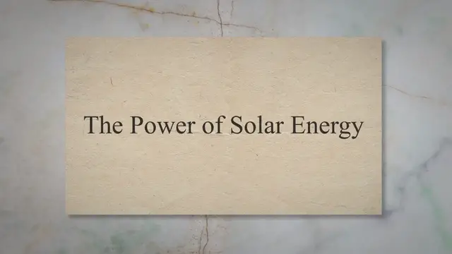 Video thumbnail for Unveiling Nature's Energy Secret: How Photosynthesis Transforms Solar Power into Chemical Energy