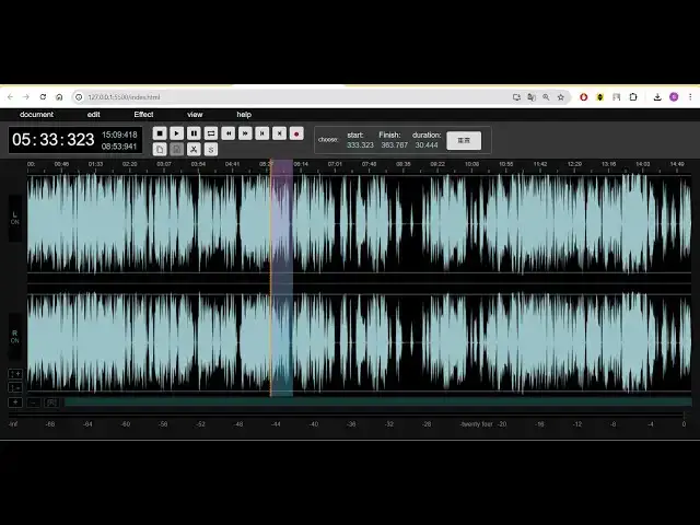 Video thumbnail for Build a FFMPEG Timeline Audacity Clone MP3 Audio Editor in Browser Using Wavesurfer.js in Javascript
