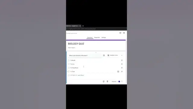 'Video thumbnail for How to Make a Quiz in Google forms'
