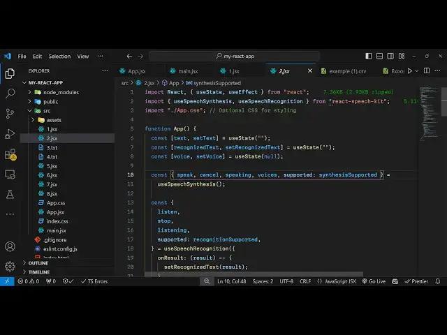 Video thumbnail for Build a React.js Text to Speech Recognition in Different Voices & Languages Using react-speech-kit