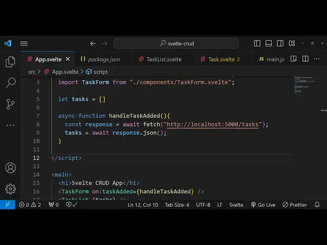 Video thumbnail for Node.js Express User CRUD REST API App in Browser Using MongoDB & Handlebars Template in Mongoose