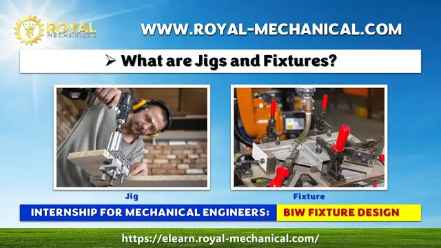 Video thumbnail for Mechanical Engineering Internship | BIW Fixture Design |  Part-002  | What are Jigs and Fixtures?