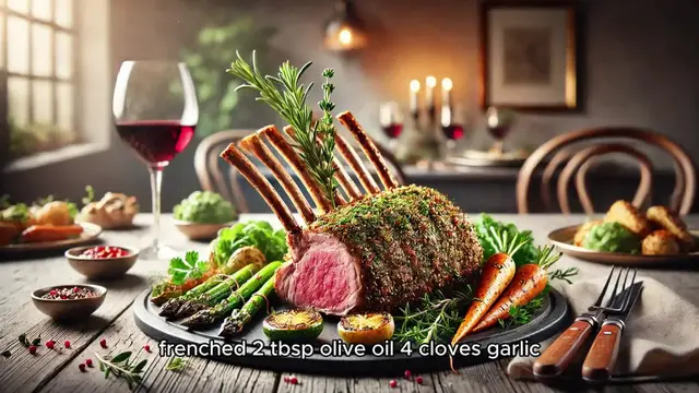 Video thumbnail for Herb-Crusted Rack of Lamb