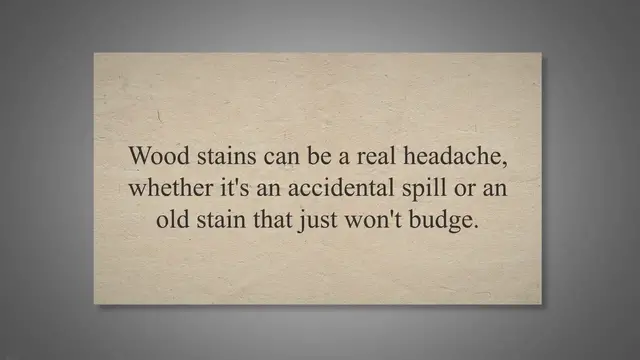 Video thumbnail for How to remove wood stain from skin?