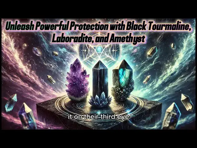 Video thumbnail for Unleash POWERFUL Protection with Black Tourmaline, Laboradite, and Amethyst!