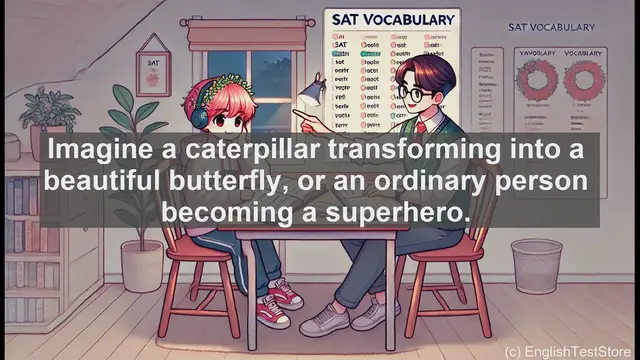 Video thumbnail for 5000 Must Know SAT Vocabulary - Transfigure: The Power of Dramatic Transformation