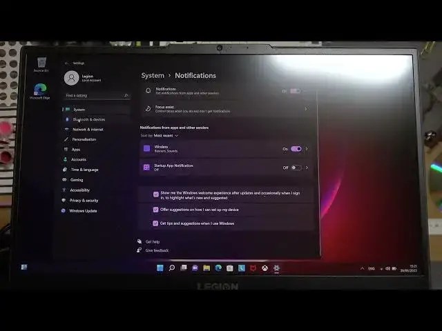 Video thumbnail for How To Enable & Disable Notifications On Lenovo Legion Laptop