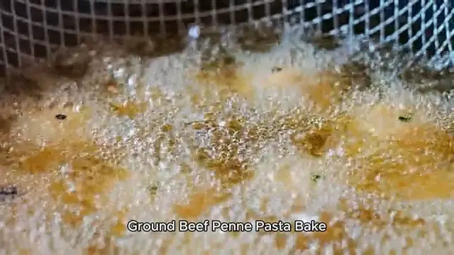 Video thumbnail for Ground Beef Penne Pasta Bake