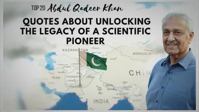 Video thumbnail for Top 20 Quotes About Abdul Qadeer Khan - The Bright Quotes