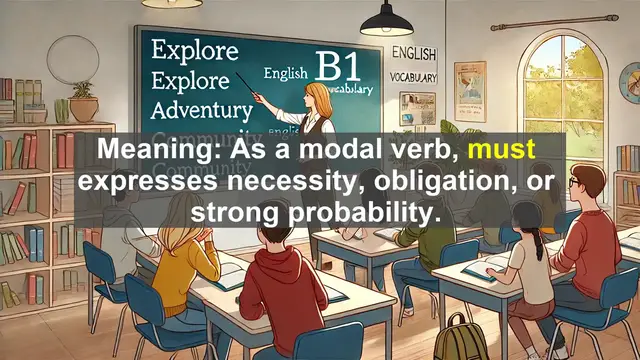 Video thumbnail for 2500 Must Know CEFR B1 Vocabulary - Understanding 'Must': Obligation, Necessity, and Proper Usage