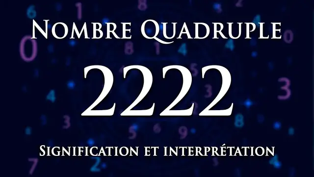 Video thumbnail for 🌀 INTERPRÉTATION DU NOMBRE 2222 : numérologie et message angélique