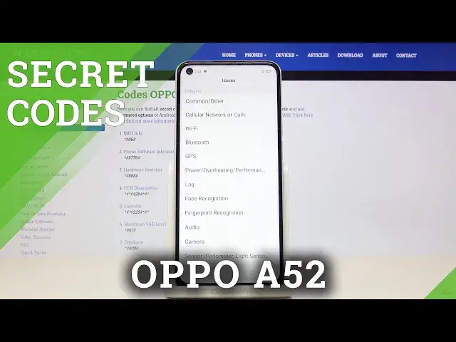 Video thumbnail for Secret Codes on OPPO A52 – Hidden Modes / Test Mode