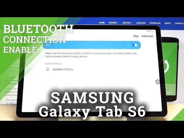 'Video thumbnail for How to Connect Device via Bluetooth in SAMSUNG Galaxy Tab S6 – Bluetooth Connection'
