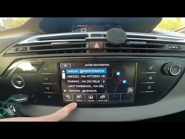 Video thumbnail for How to Set Destination in Map in Citroen C4 Picasso II ( 2013 – 2018 ) - Start Route in Navigation