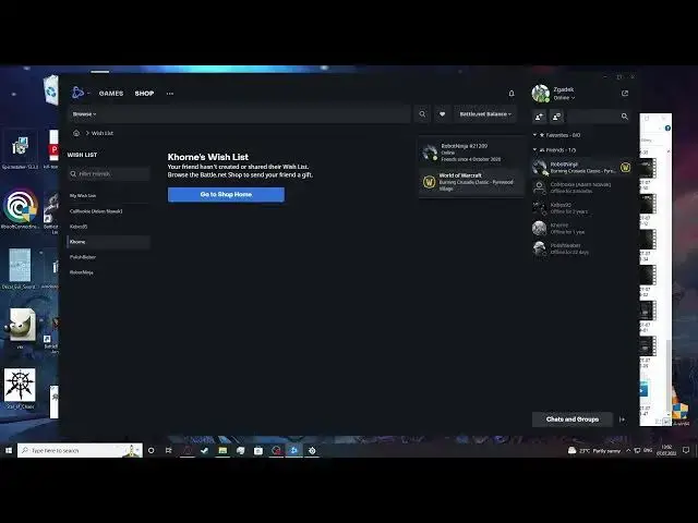 Video thumbnail for Battle.Net 2022 - How To Check Friends Wishlist