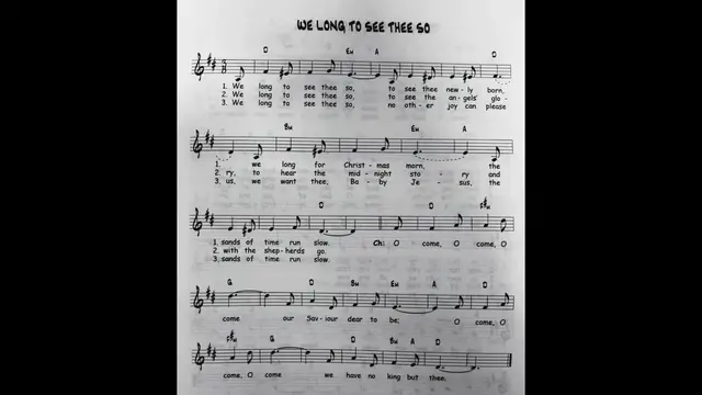 Video thumbnail for We Long To See Thee So - Catholic Mass Song Sheet Music