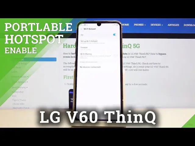 Video thumbnail for How to Activate Portable Hotspot in LG V60 ThinQ 5G – Network Access Point