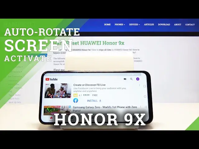 'Video thumbnail for How to Activate Auto Rotation Screen in HONOR 9x – Turn Screen'