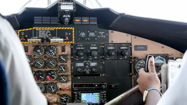 Video thumbnail for Flug von Praslin nach Mahé | Seychellen