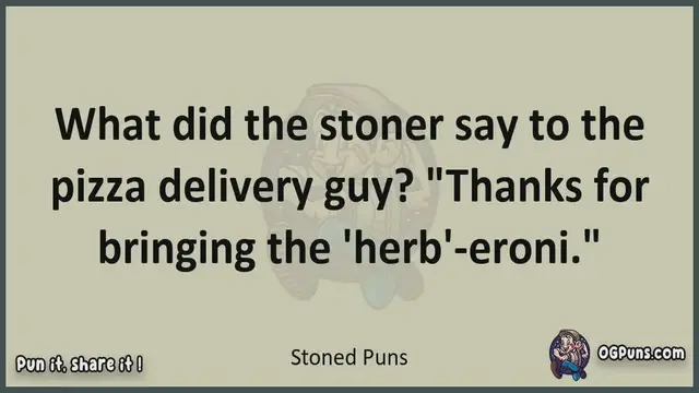 Video thumbnail for Stoned - Jokes, Puns, Wordplays, and Laughter