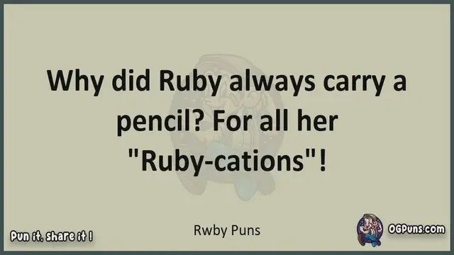 Video thumbnail for Rwby - Jokes, Puns, Wordplays, and Laughter