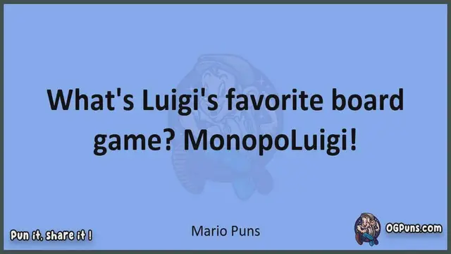 Video thumbnail for Mario - Jokes, Puns, Wordplays, and Laughter
