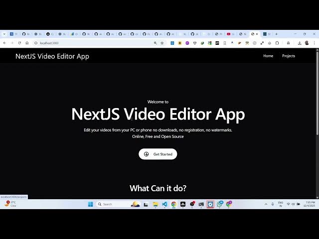 Video thumbnail for Build a Next.js Shotcut Clone Video Timeline Editor Using FFMPEG WASM in Browser Using TS