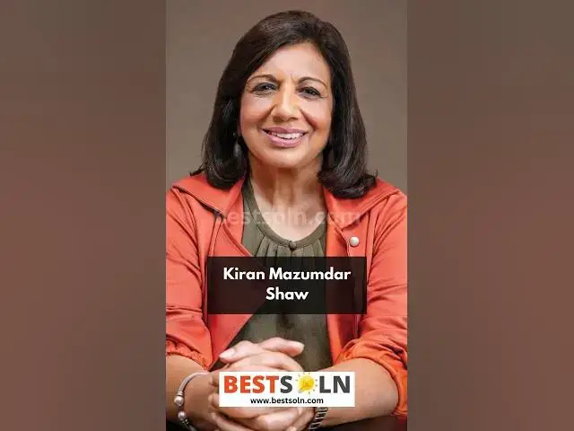 Video thumbnail for Kiran Mazumdar Shaw Story #shorts #kiranmazumdarshaw #biocon #entrepreneurship #story #startup