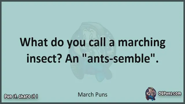Video thumbnail for March - Jokes, Puns, Wordplays, and Laughter