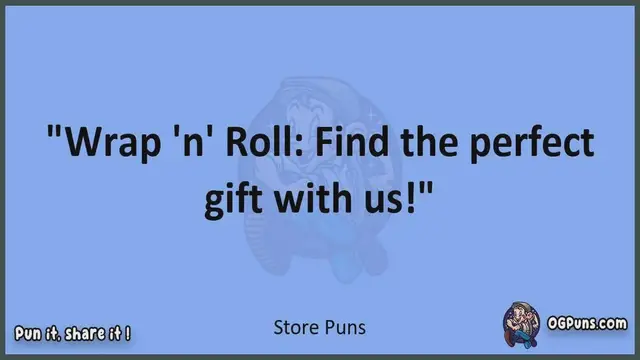 Video thumbnail for Store - Jokes, Puns, Wordplays, and Laughter