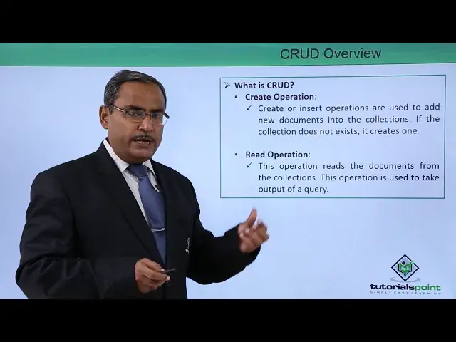 Video thumbnail for MongoDB | CRUD Overview in MongoDB