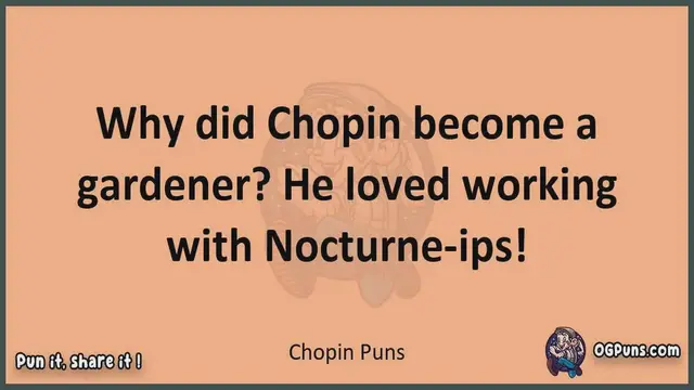 Video thumbnail for Chopin - Jokes, Puns, Wordplays, and Laughter