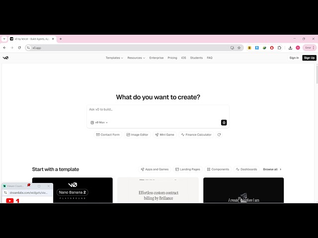 Video thumbnail for Vercel v0.app AI App Builder is INSANE to Build Full Stack Apps in Minutes Destroys Claude & Cursor