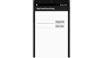 'Video thumbnail for Date and time picker in android'