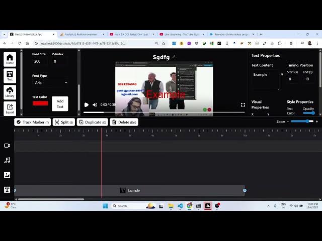 Video thumbnail for Build a Next.js Remotion Project to Build Canva Clone Video Editor in Browser Using FFMPEG in TS